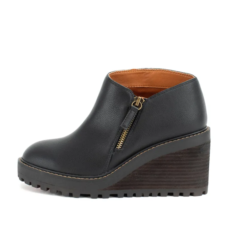 Ankara Wedge Ankle Boot