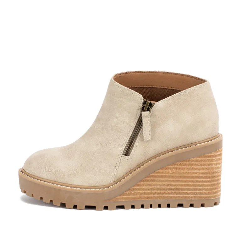 Ankara Wedge Ankle Boot