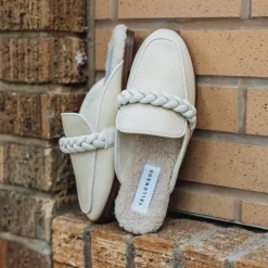 Bliss Shearling Flat Mule