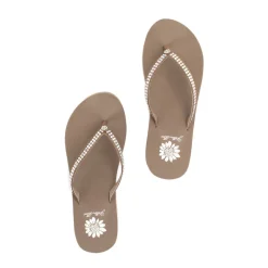 Custard Wedge Sandal