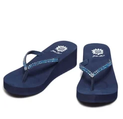 Custard Wedge Sandal