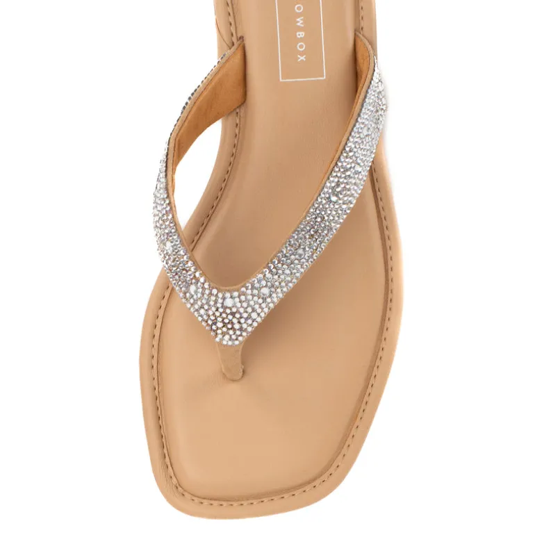 Della Rhinestone Sandal