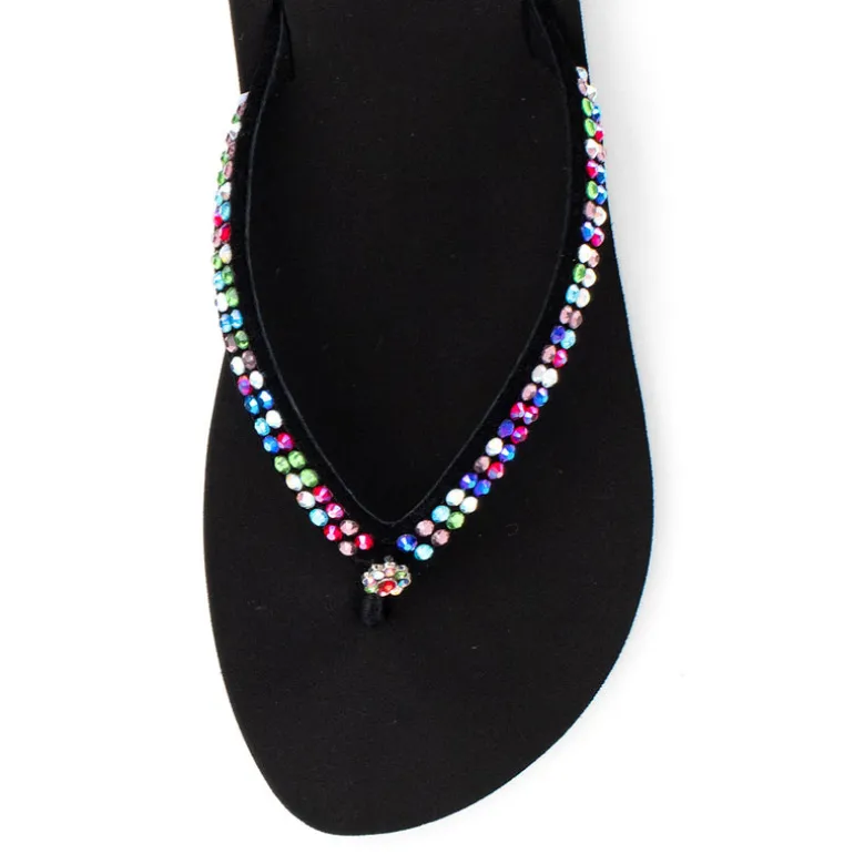 Jello Rhinestone Sandal