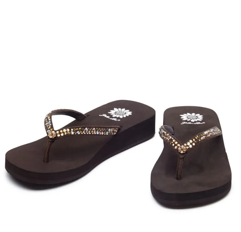 Jello Rhinestone Sandal