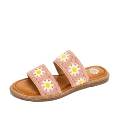Liselle Crochet Slide Sandal