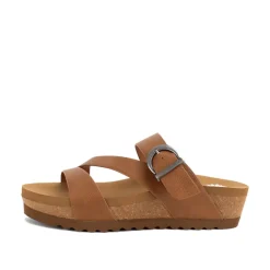 Rosette Flatform Sandal