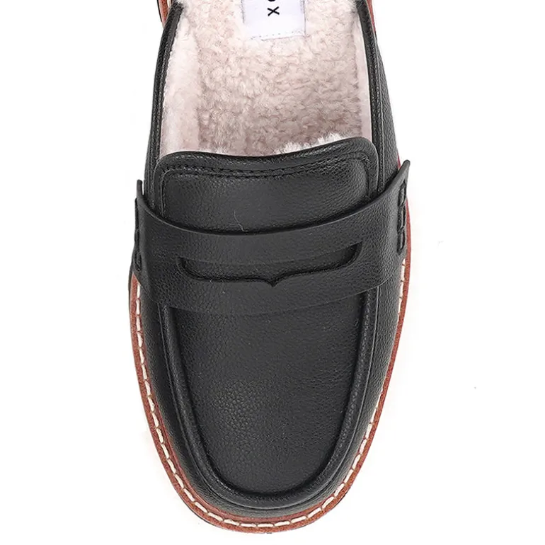 Shareen Shearling Loafer Mule